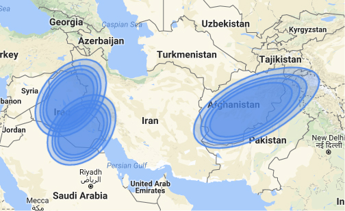 Arabsat 5C (Iraq/Afghanistan)<br><Strong>Ka Band</strong>